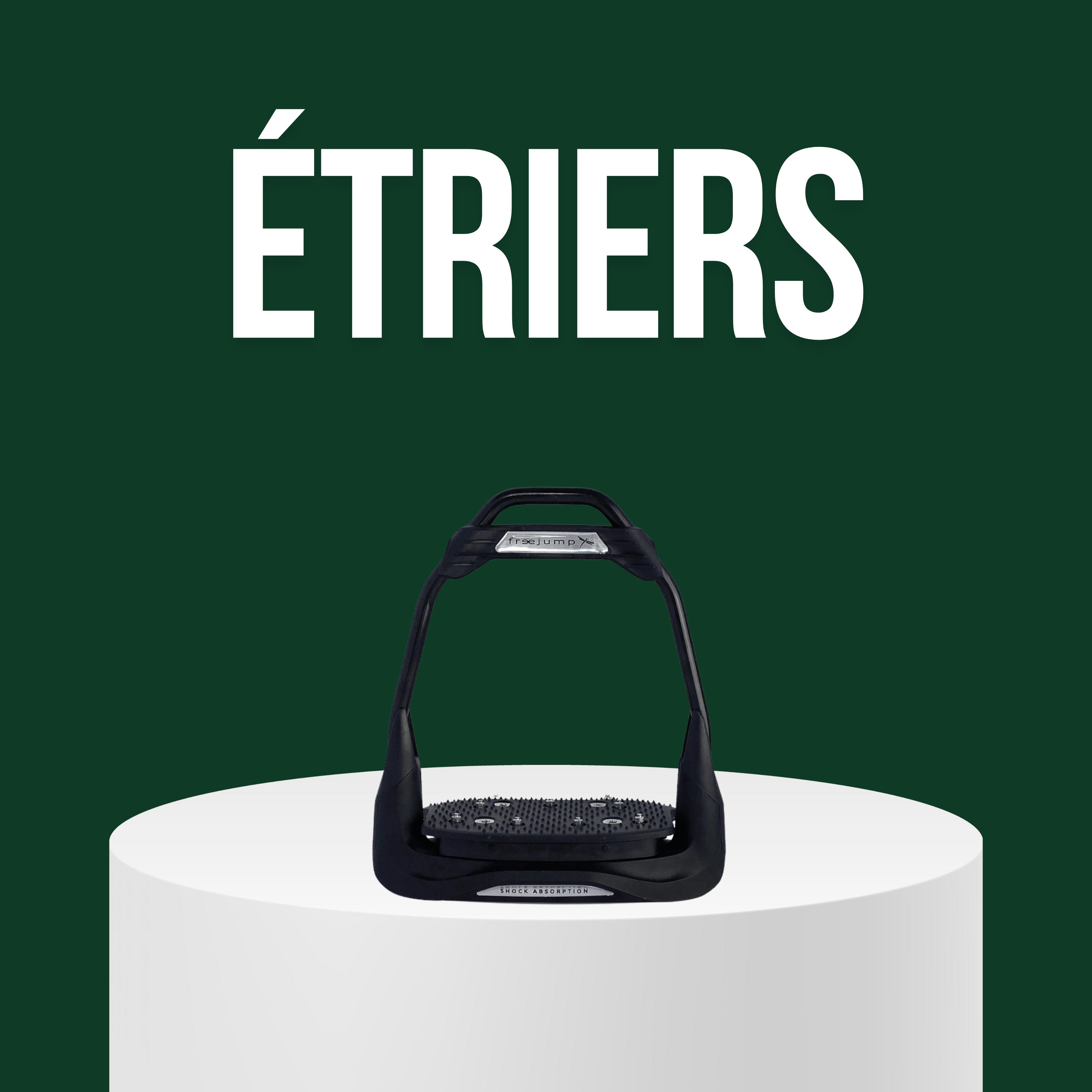 Étrier en Fer Antidérapant Léger, Étrier Cheval, pour Adultes