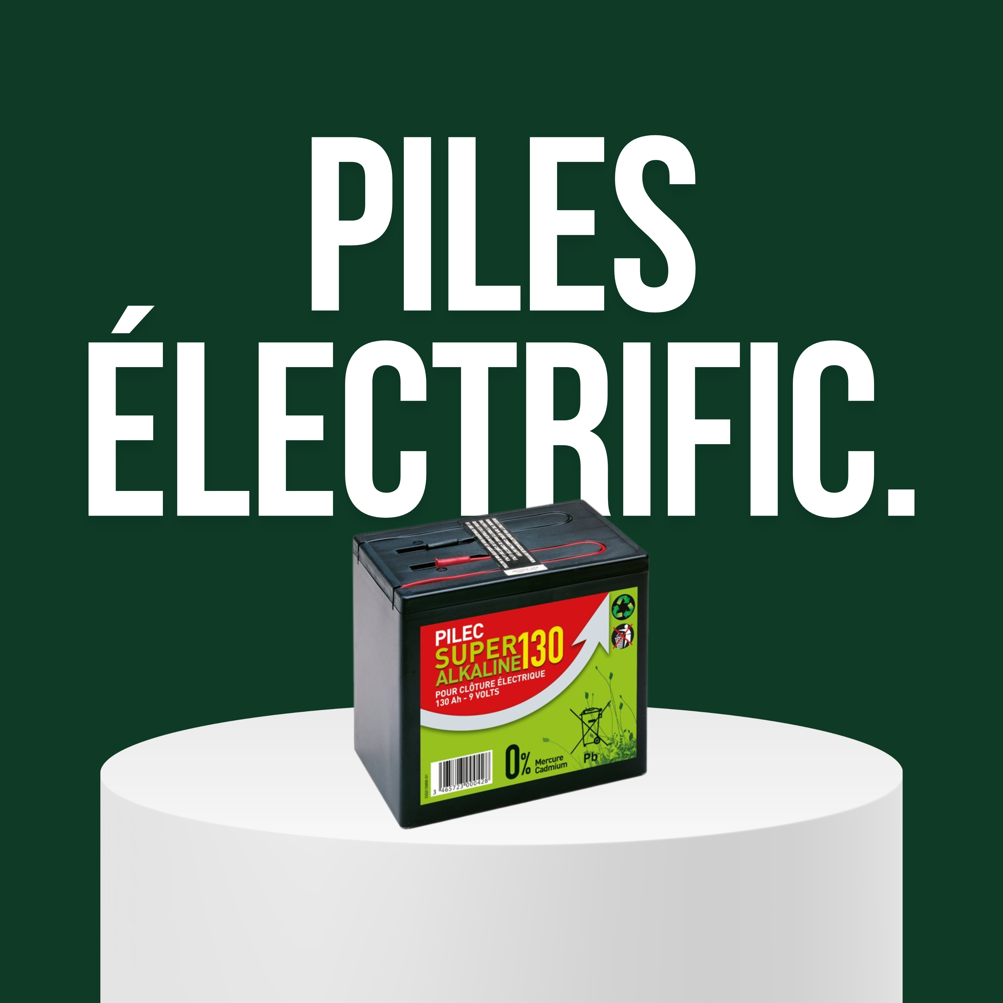 Piles/ Électrificateurs