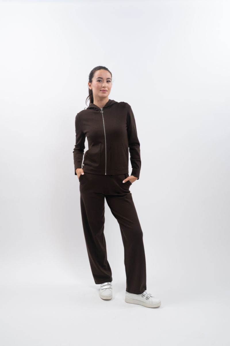 Amelie Sweat zippé maille - Harcour