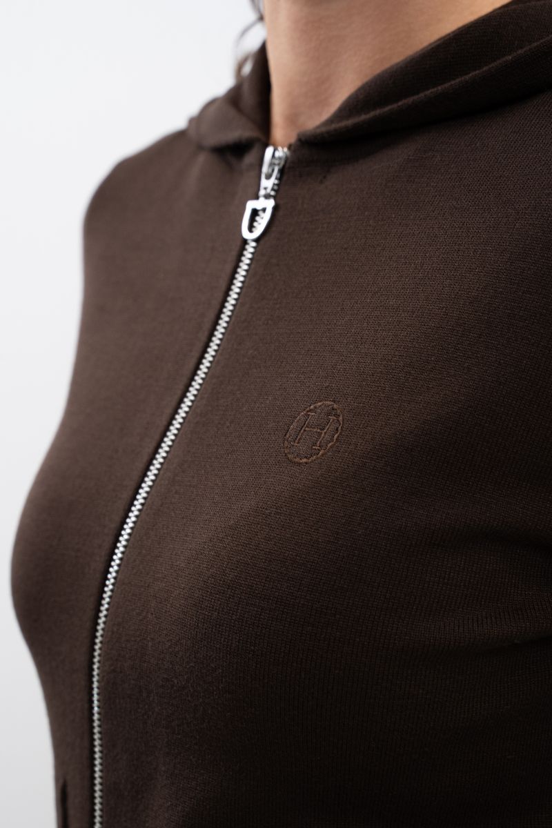 Amelie Sweat zippé maille - Harcour
