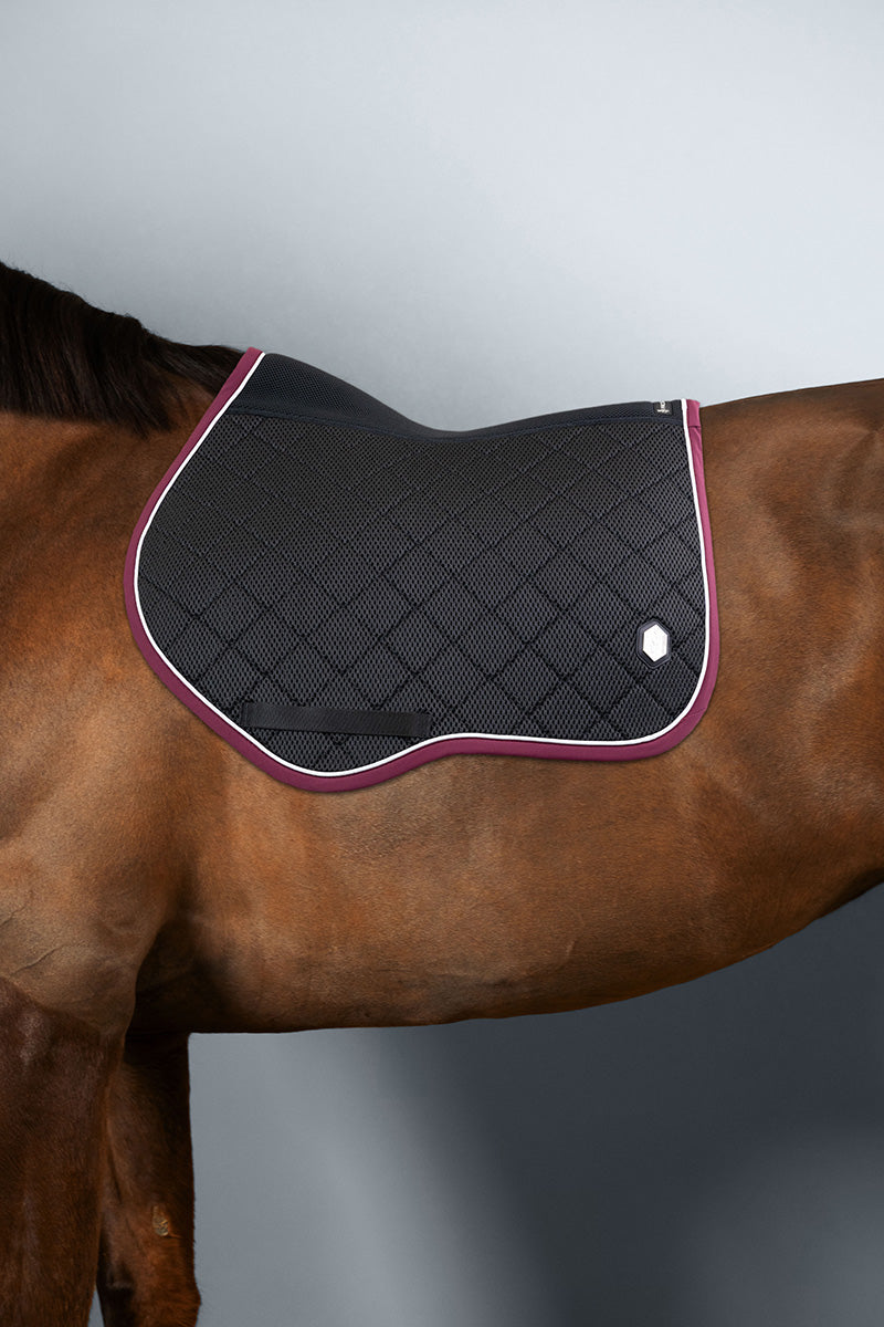 Dynamix Tapis de selle Mesh velours 3D - Harcour