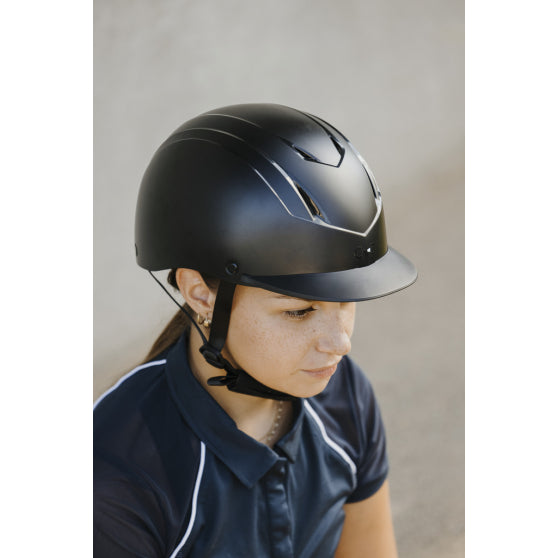 CASQUE EQUITATION TOPY NOIR RIDING WORLD