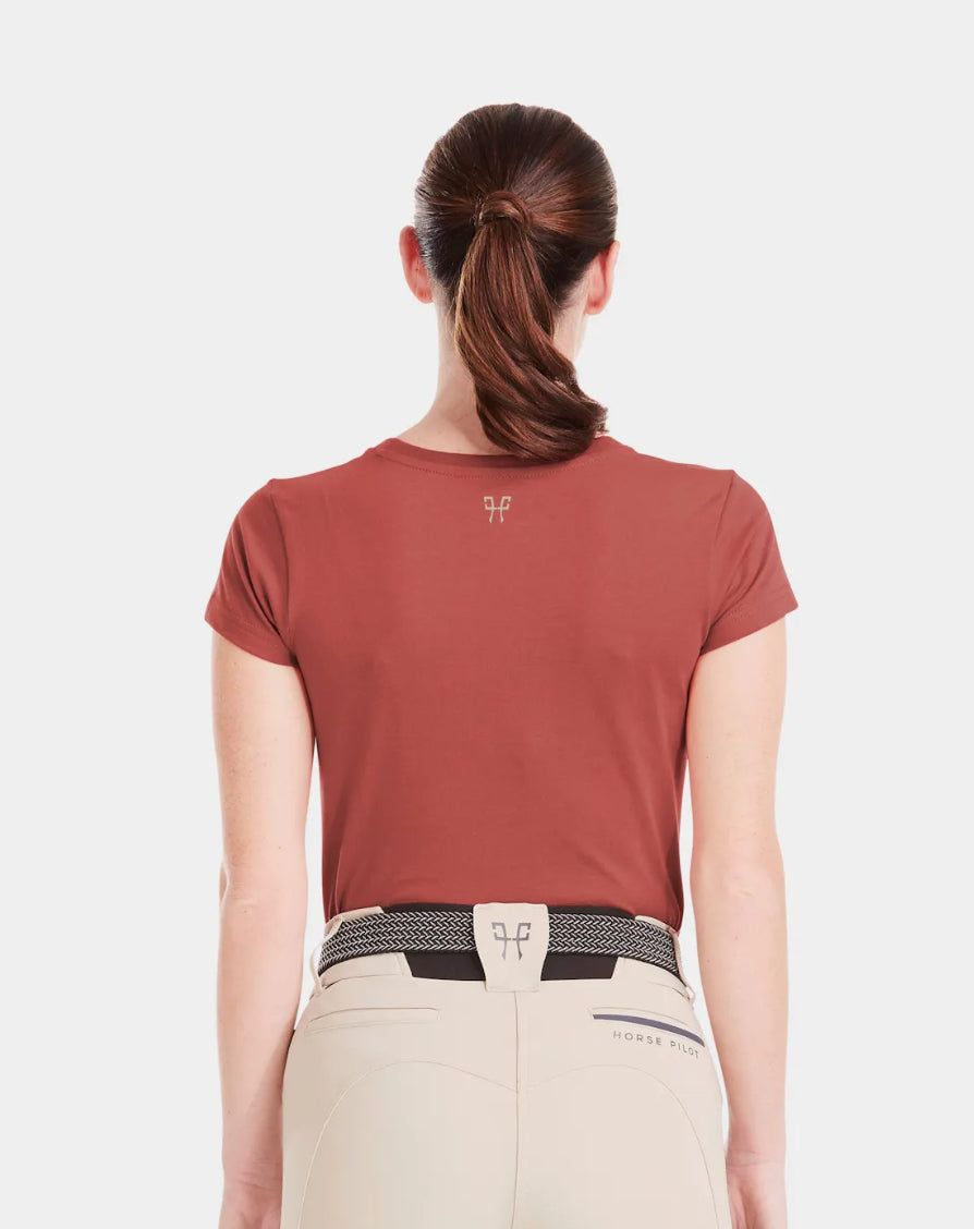 T-Shirt Team Shirt Femme avec Imprimé - Horse Pilot