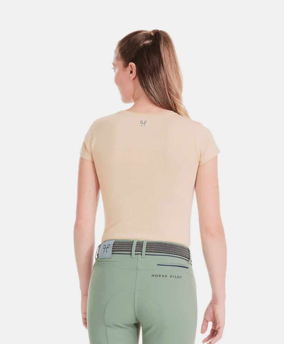 T-Shirt Team Shirt Femme avec Imprimé - Horse Pilot