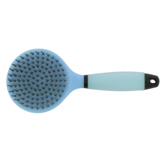 Brosse à crins Hippo-Tonic Gel bleu neon