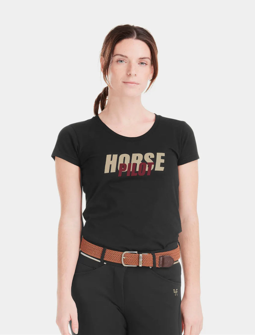 T-Shirt Team Shirt Femme avec Imprimé - Horse Pilot