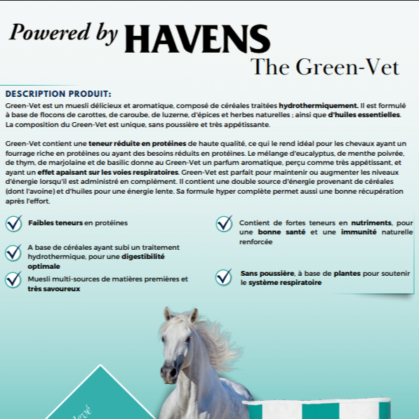 Havens Muesli Reform Vert 20KG