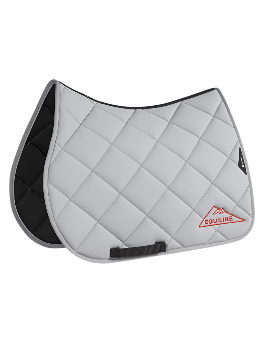 TAPIS DE SELLE EQUILINE GRIS GLACIER ROMBO