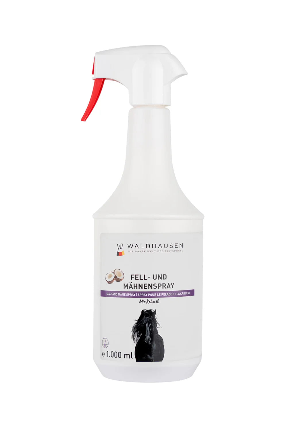 Spray 1L Pelage et Crinière Huile de Coco - Waldhausen