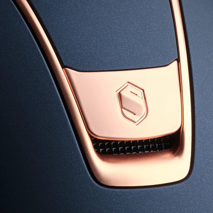 CASQUE SAMSHIELD 2.0 MISS-SHADOW BLEU / ROSE GOLD S