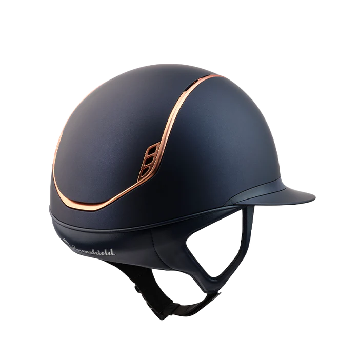 CASQUE SAMSHIELD 2.0 MISS-SHADOW BLEU / ROSE GOLD S
