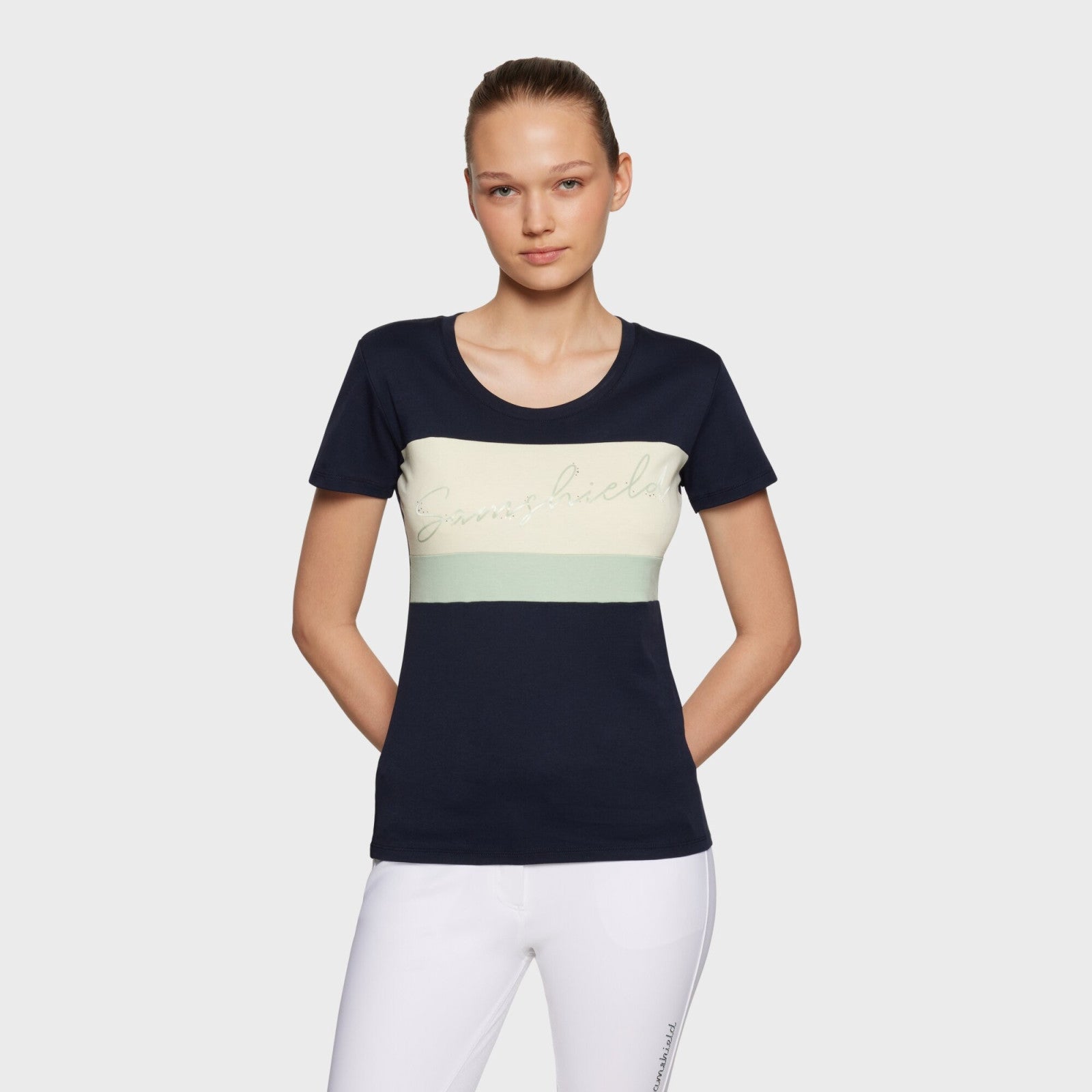 Tee Shirt Samshield Alba Crystals Femme Manche courte