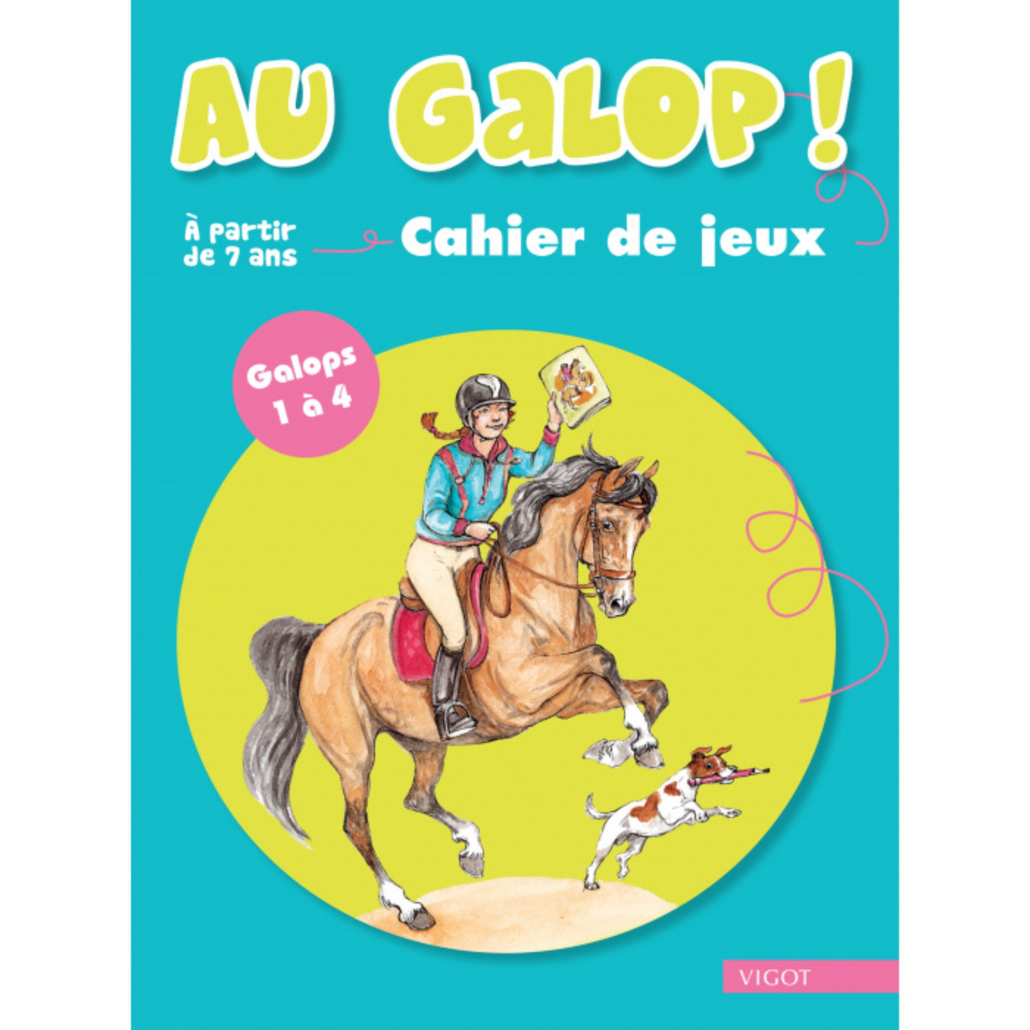 Au Galops Cahier De Jeux Galops 1 à 4 - Vigot