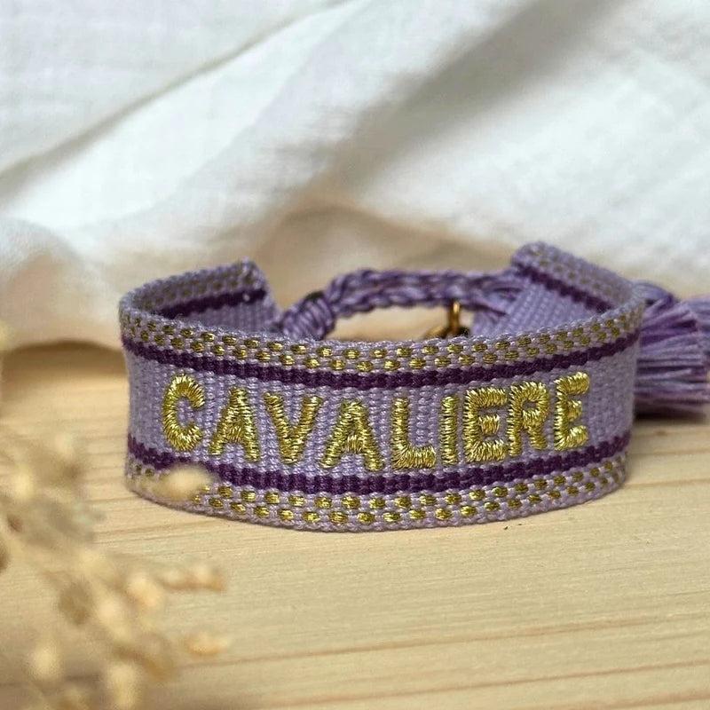 Bracelet Tissu Cavaliere - Equestrian