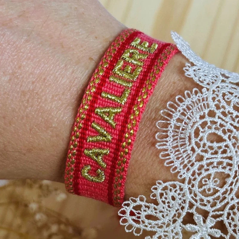 Bracelet Tissu Cavaliere - Equestrian