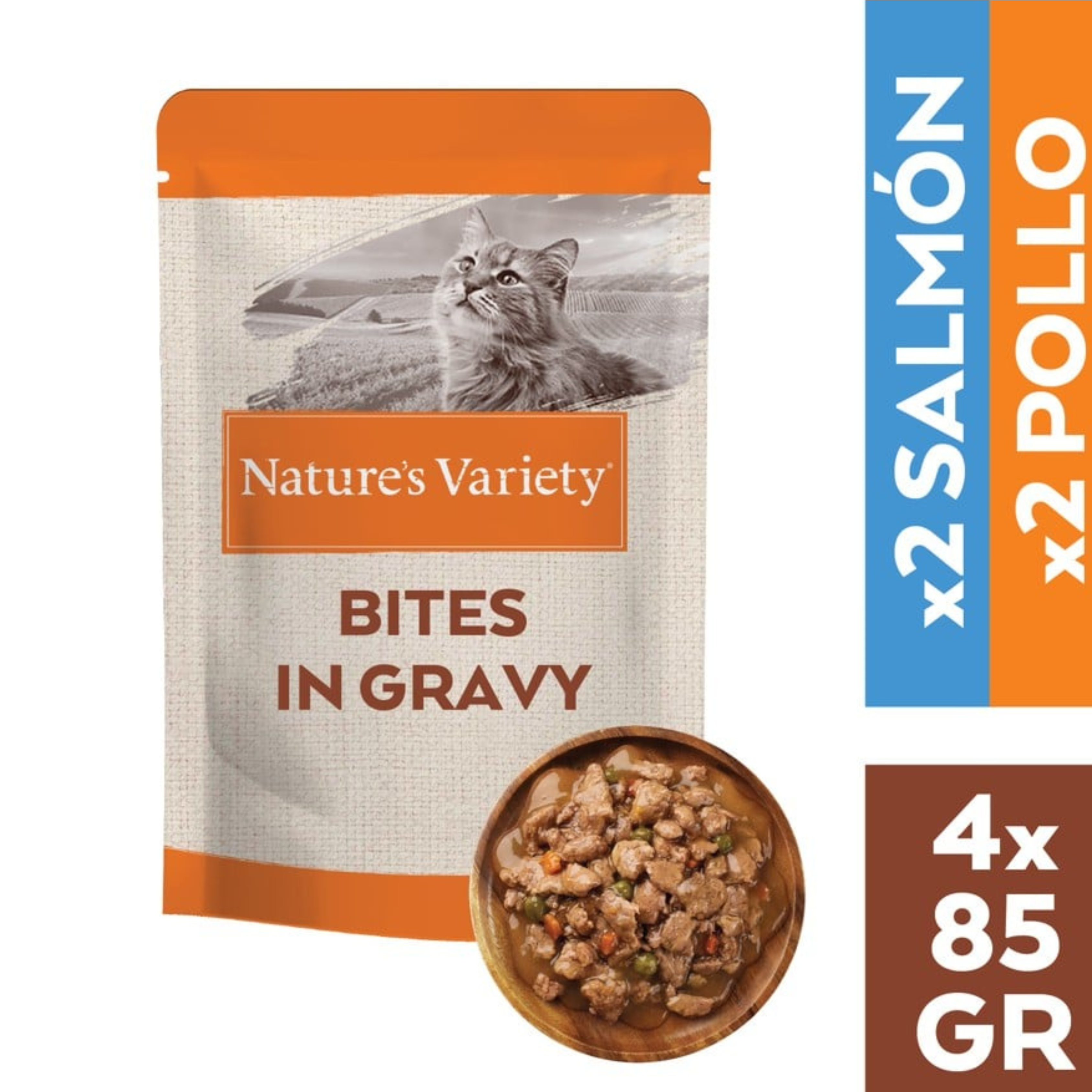 Pack Terrine pour Chat Pochons Bouchées en sauce - Nature's Variety