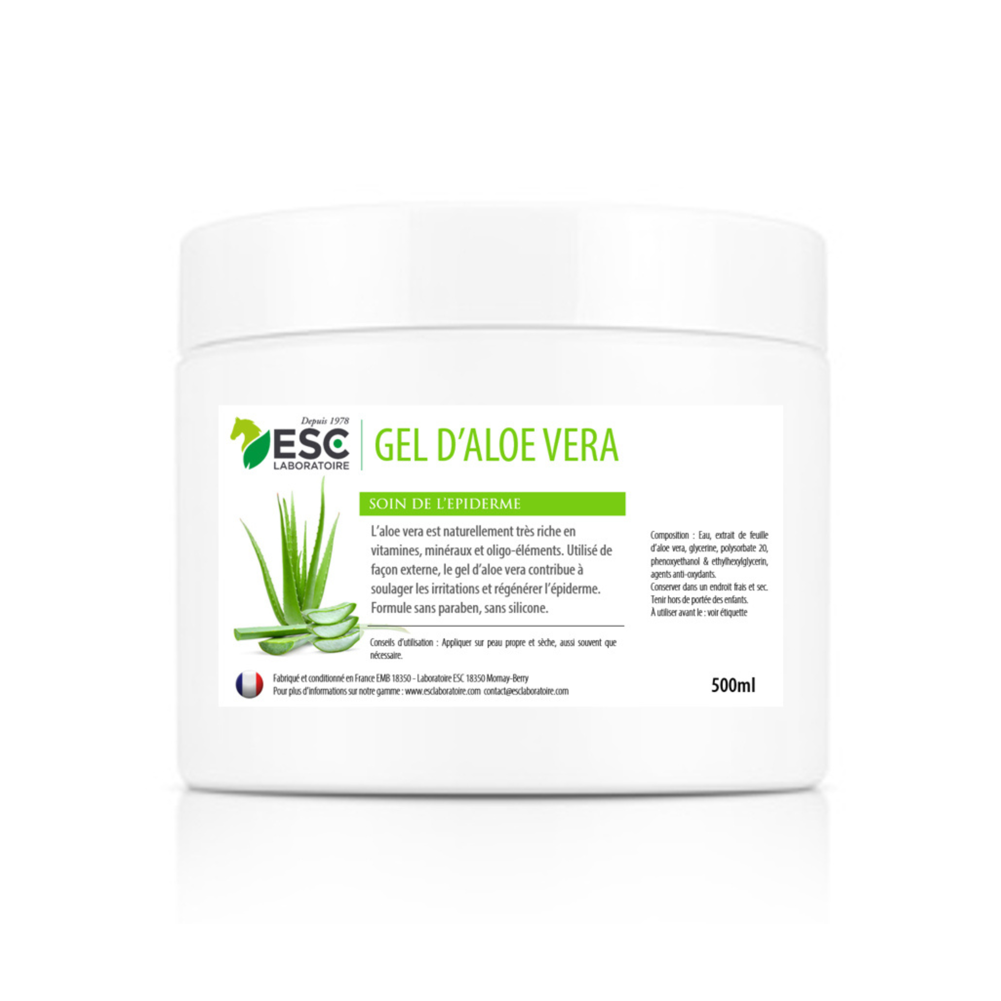 Soin Hydratant Gel d’Aloe Vera – ESC