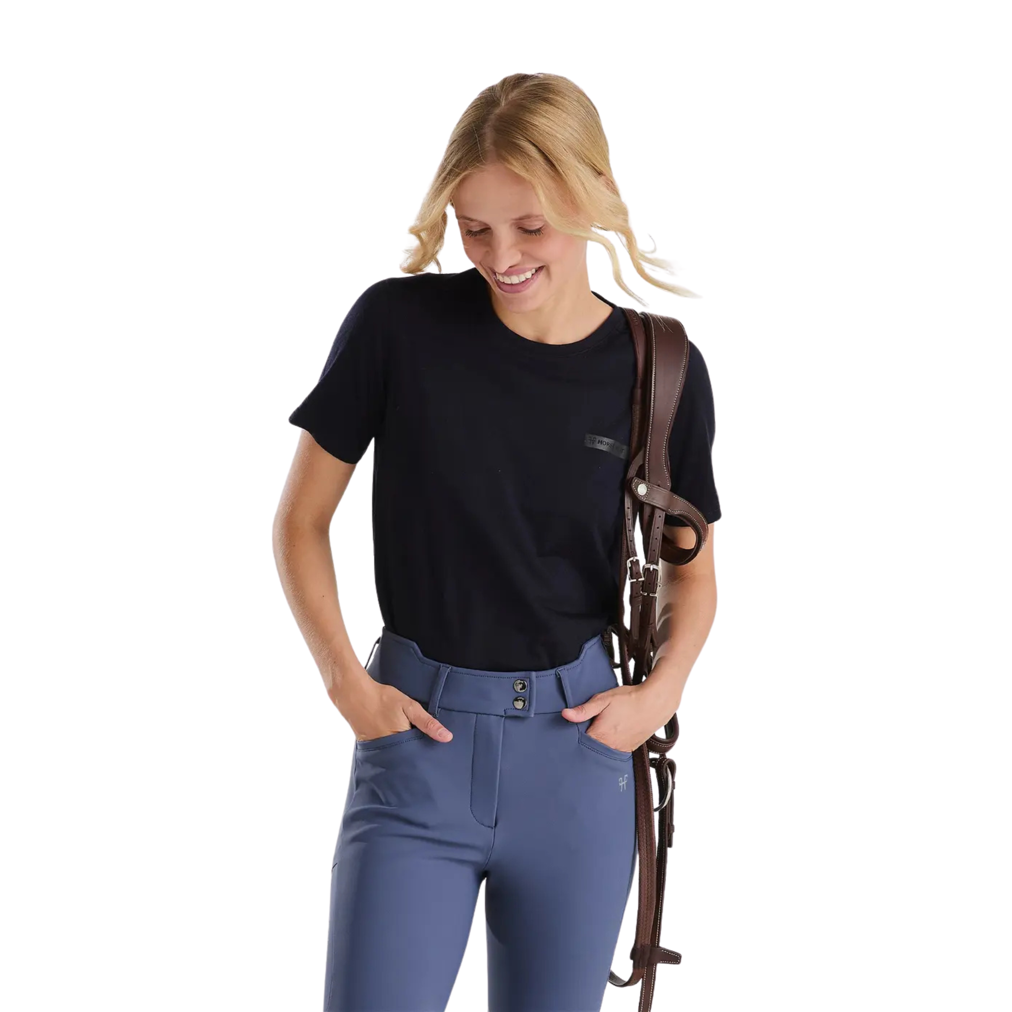 Tee-Shirt en Laine Mérinos Femme - Horse Pilot