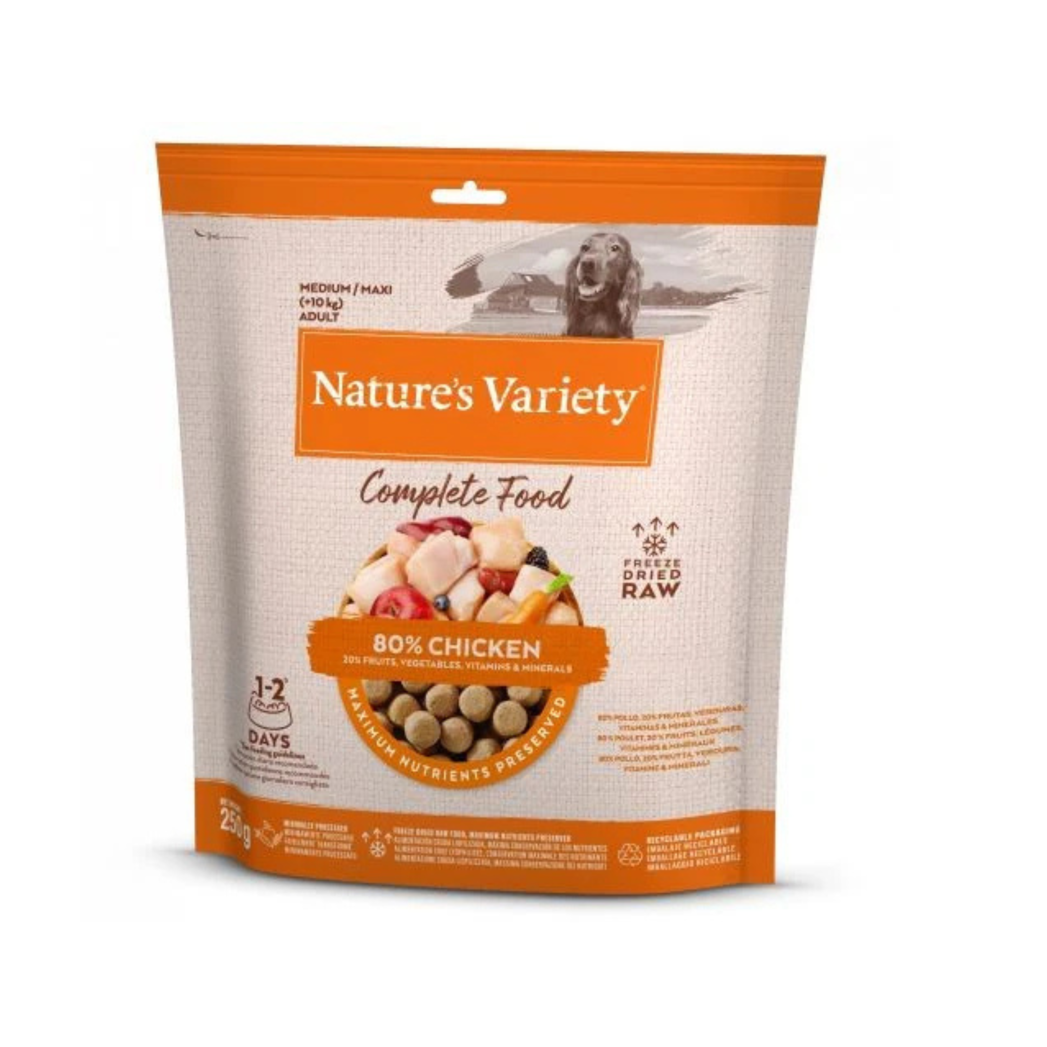 Toppers Aliments Lyophilisés pour Chien - Nature's Variety
