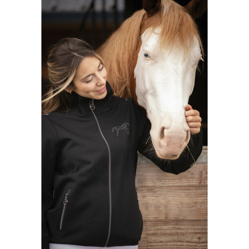 VESTE PENELOPE STRASS TWEENY NOIR