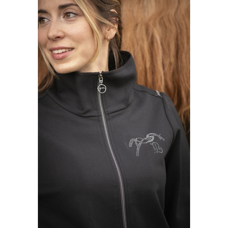 VESTE PENELOPE STRASS TWEENY NOIR