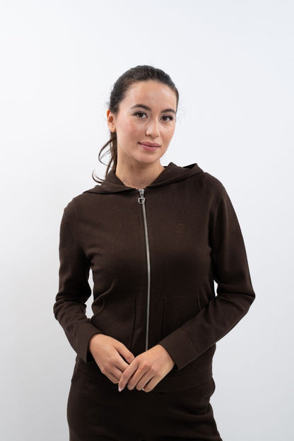 Amelie Sweat zippé maille - Harcour