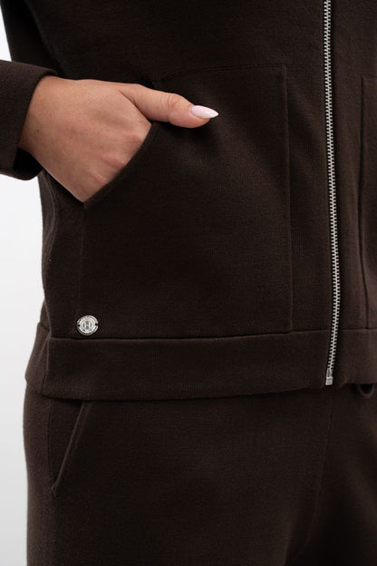 Amelie Sweat zippé maille - Harcour