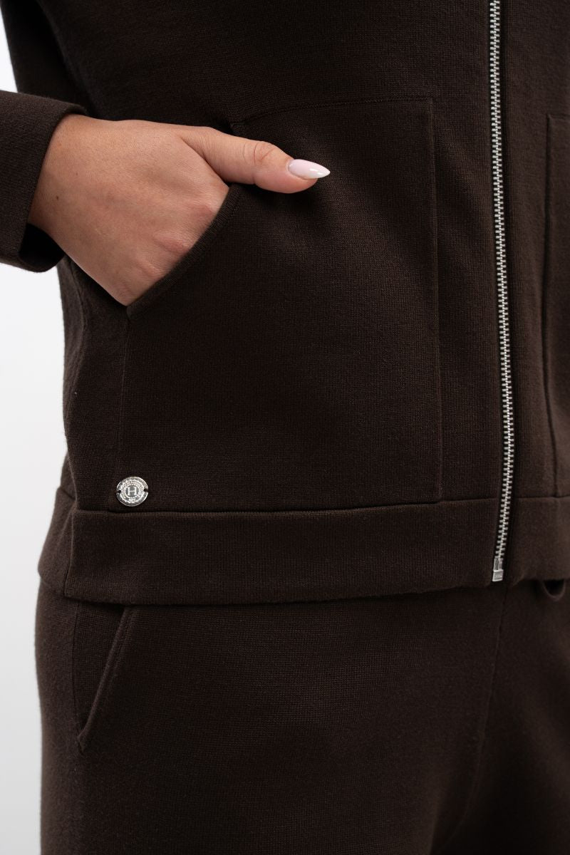 Amelie Sweat zippé maille - Harcour
