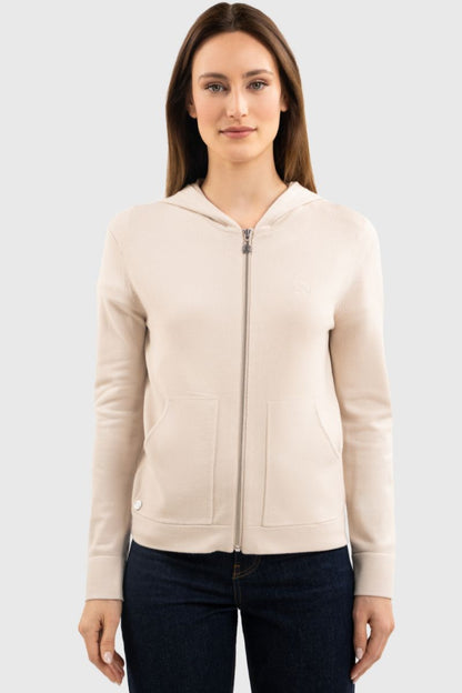 Amelie Sweat zippé maille - Harcour