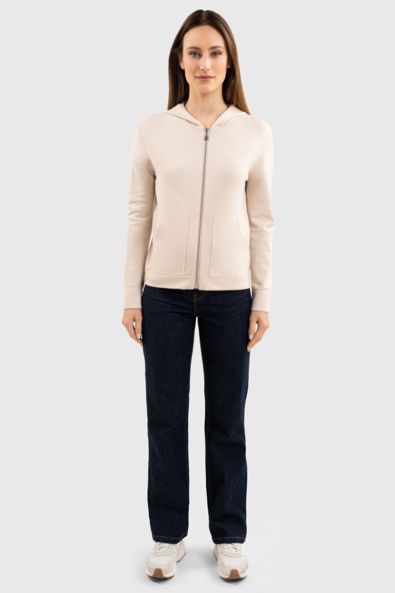 Amelie Sweat zippé maille - Harcour