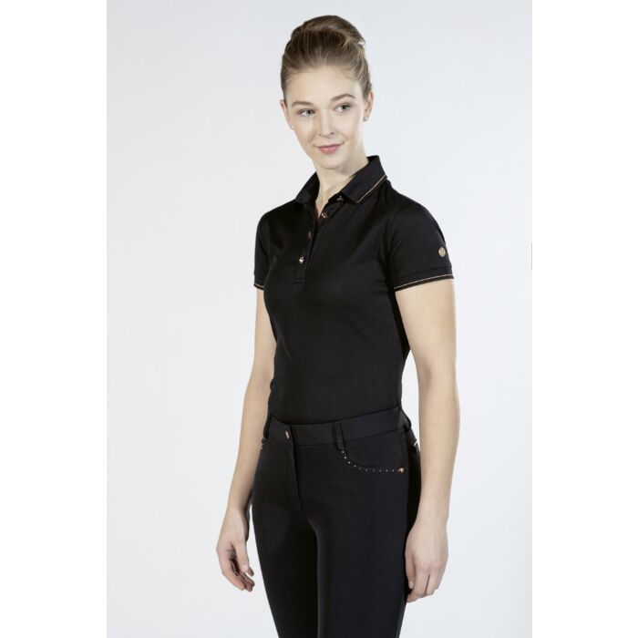 POLO HKM FEMME GLAMOUR ROSE/GOLD