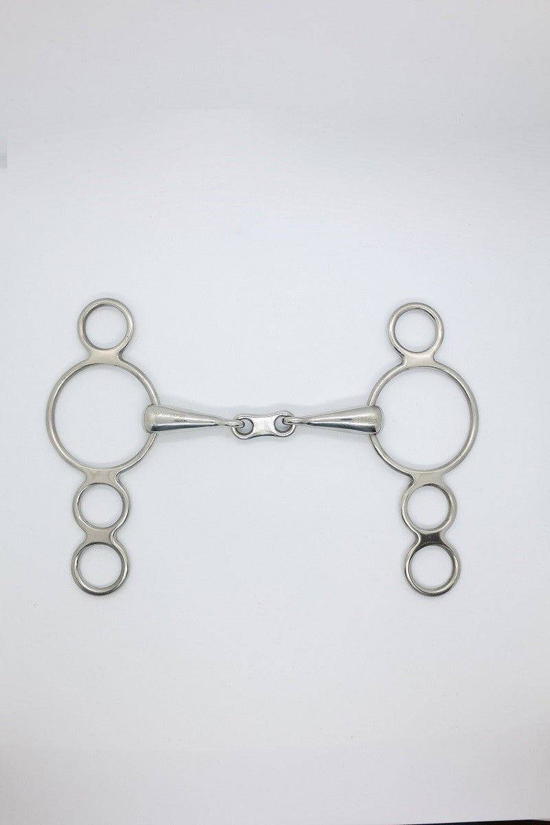 Mors Pessoa 3 anneaux double brisure 18 mm - Harcour