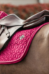 Tapis de selle kentucky Velvet Jumping Fushia