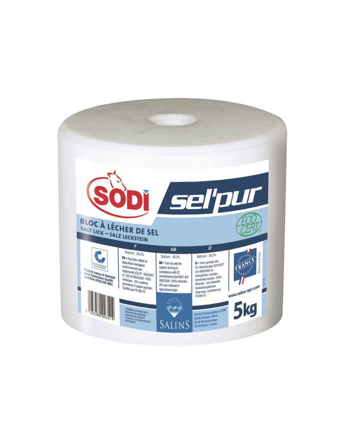 BLOC SODI SEL PUR 5KG