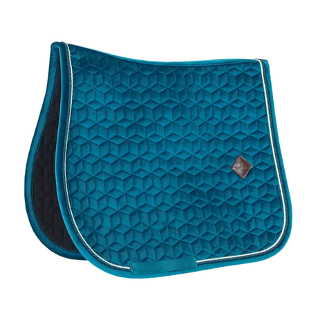 TAPIS DE SELLE  KENTUCKY VELVET JUMPING EMERAUDE