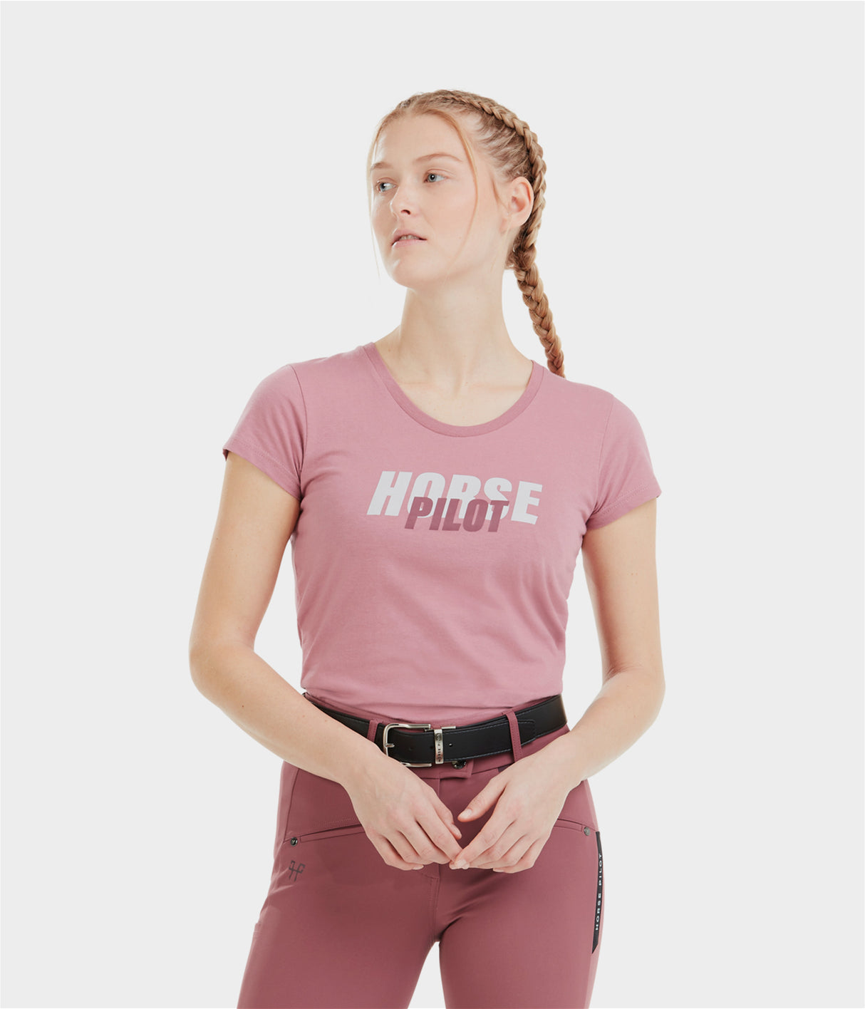 Tee Shirt Horse Pilot Team Shirt Femme