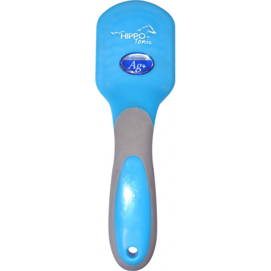 BROSSE À CRIN HIPPO-TONIC ANTIMICROBIEN BLEU/GRIS