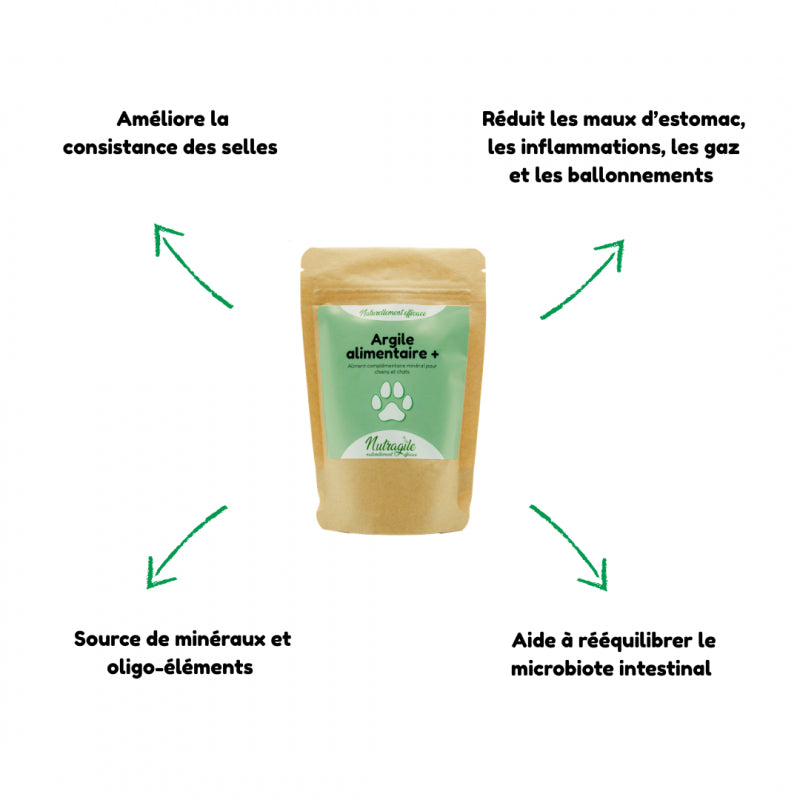 Argile Aimentaire - Nutragile Chien-Chat