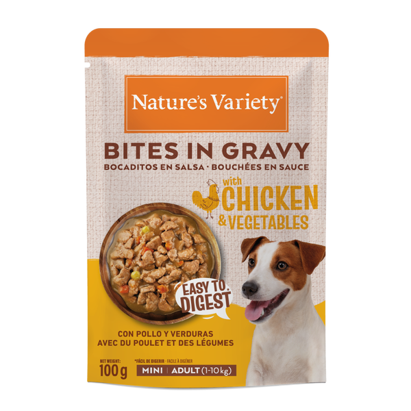 Bouchées en sauce petit chien - Nature Variety