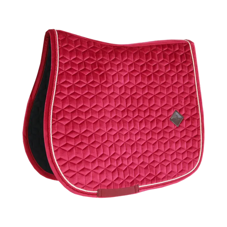 Tapis de selle kentucky Velvet Jumping Fushia