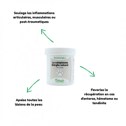 Cataplasme d'argile naturel - Nutragile Chien-Chat