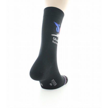 CHAUSSETTES GRAND NATIONAL COTON NOIR MADE IN FRANCE