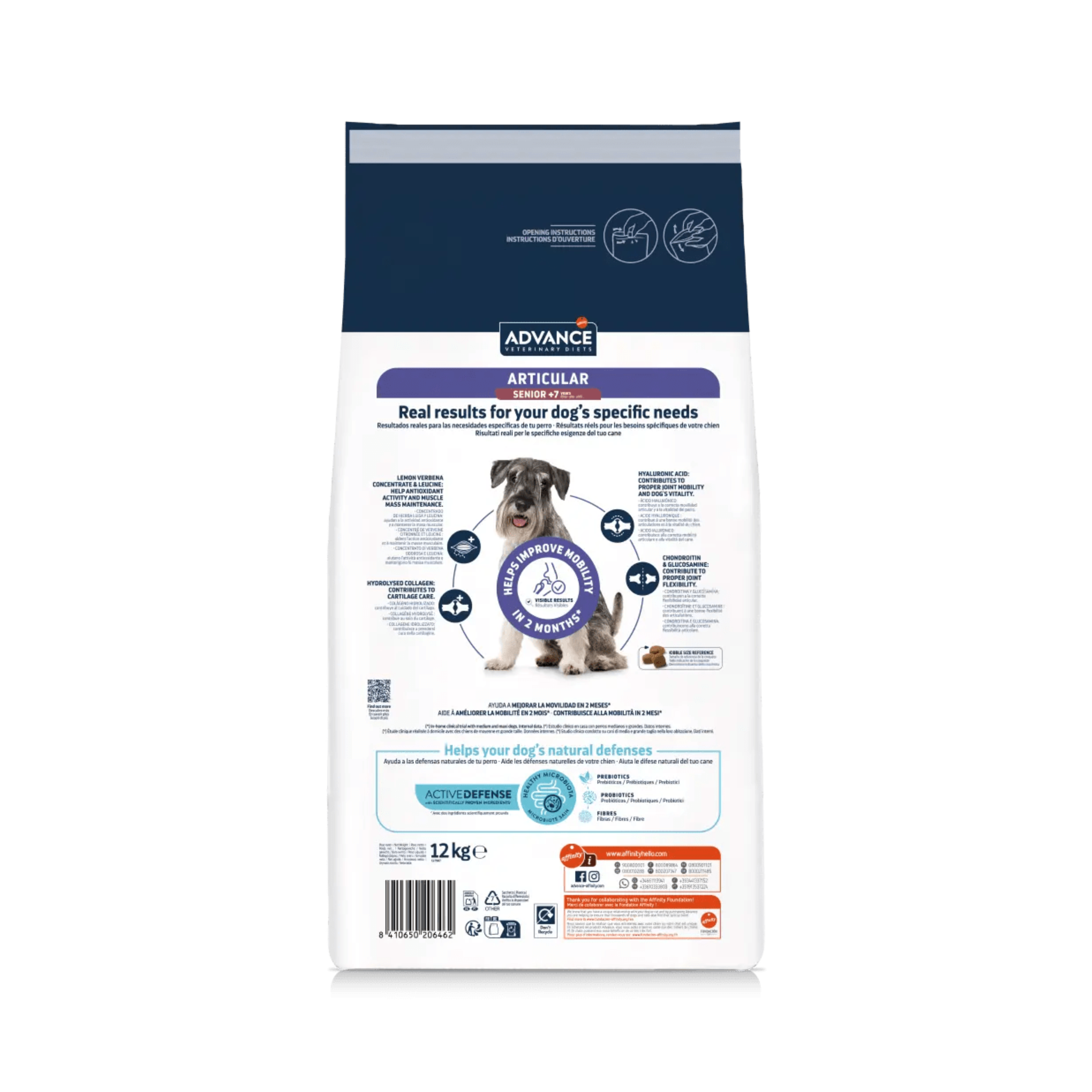 Croquettes pour Chien Senior Articular Care + 7 ans - Advance Vet