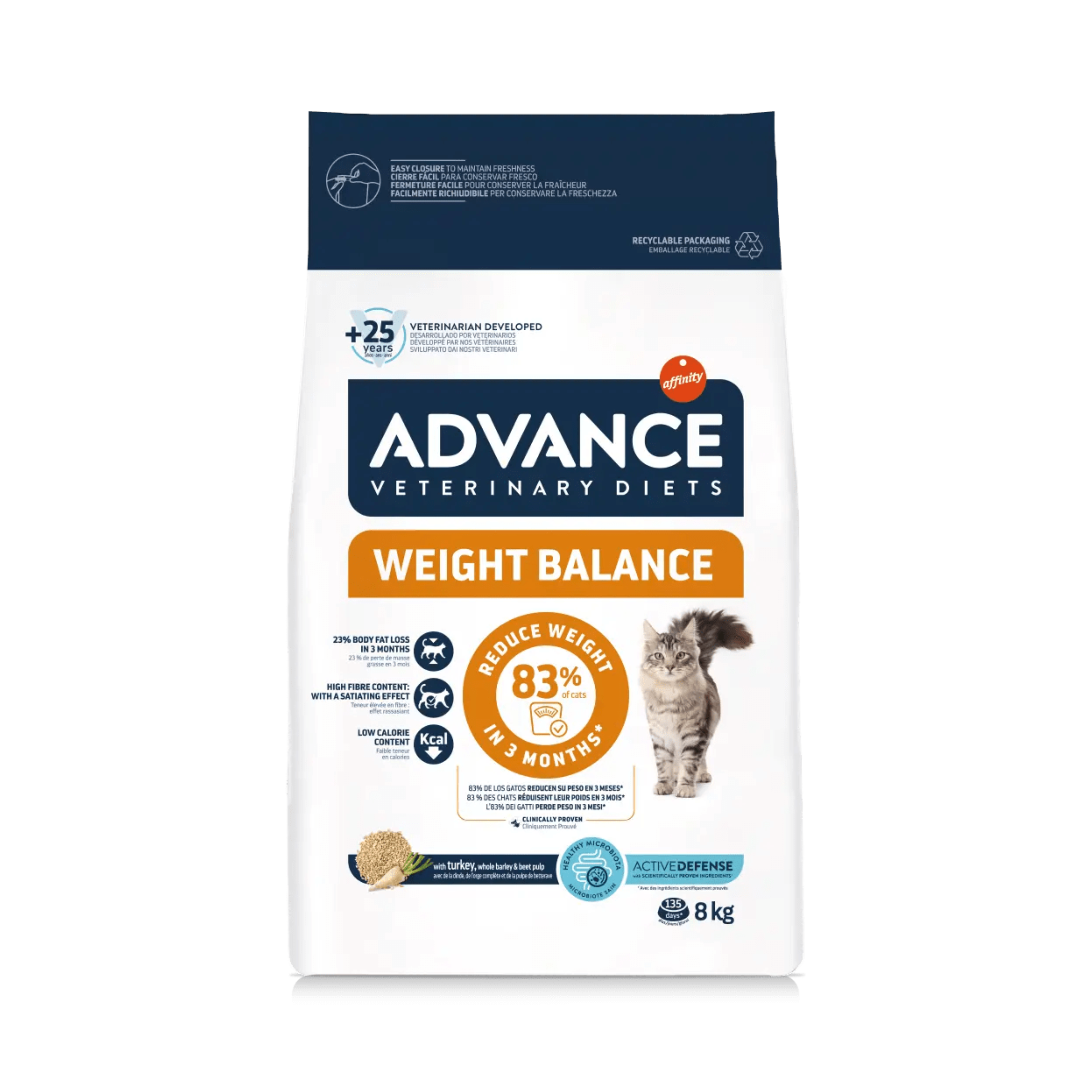 Croquettes Weight Balance pour Chat - Advance Vet