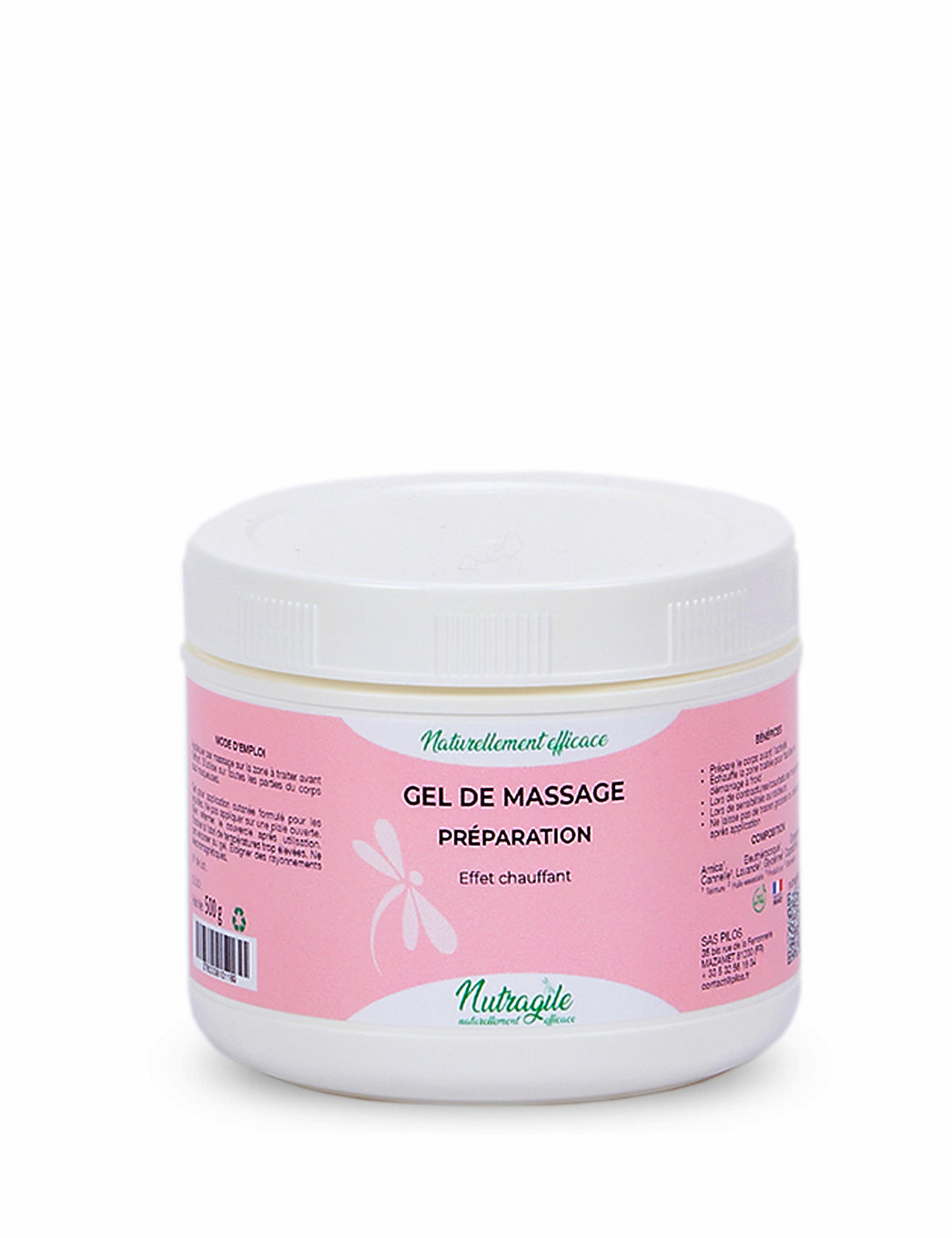 GEL MASSAGE - RECUPERATION MUSCULAIRE NUTRAGILE 1KG