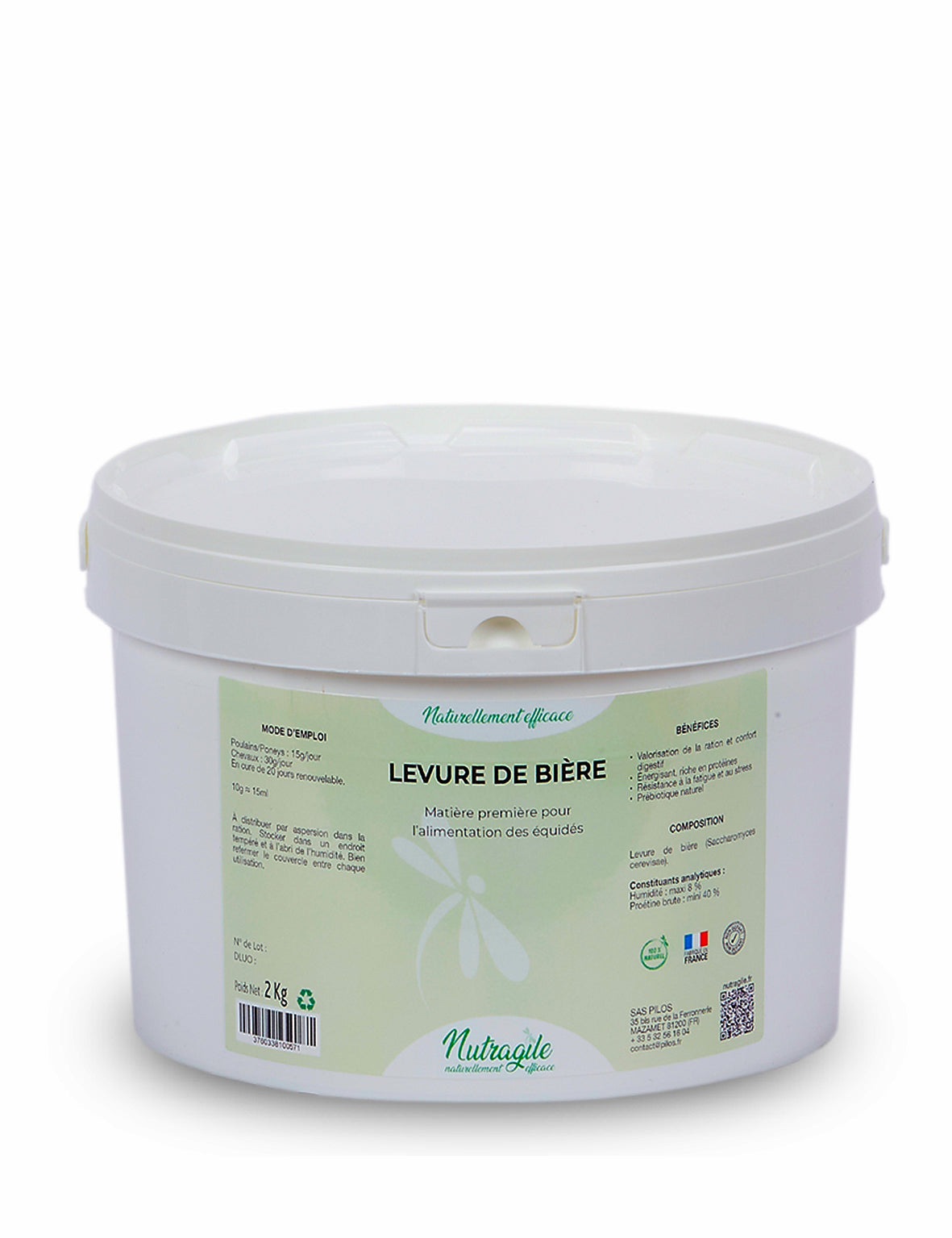 LEVURE DE BIERE NUTRAGILE 2KG