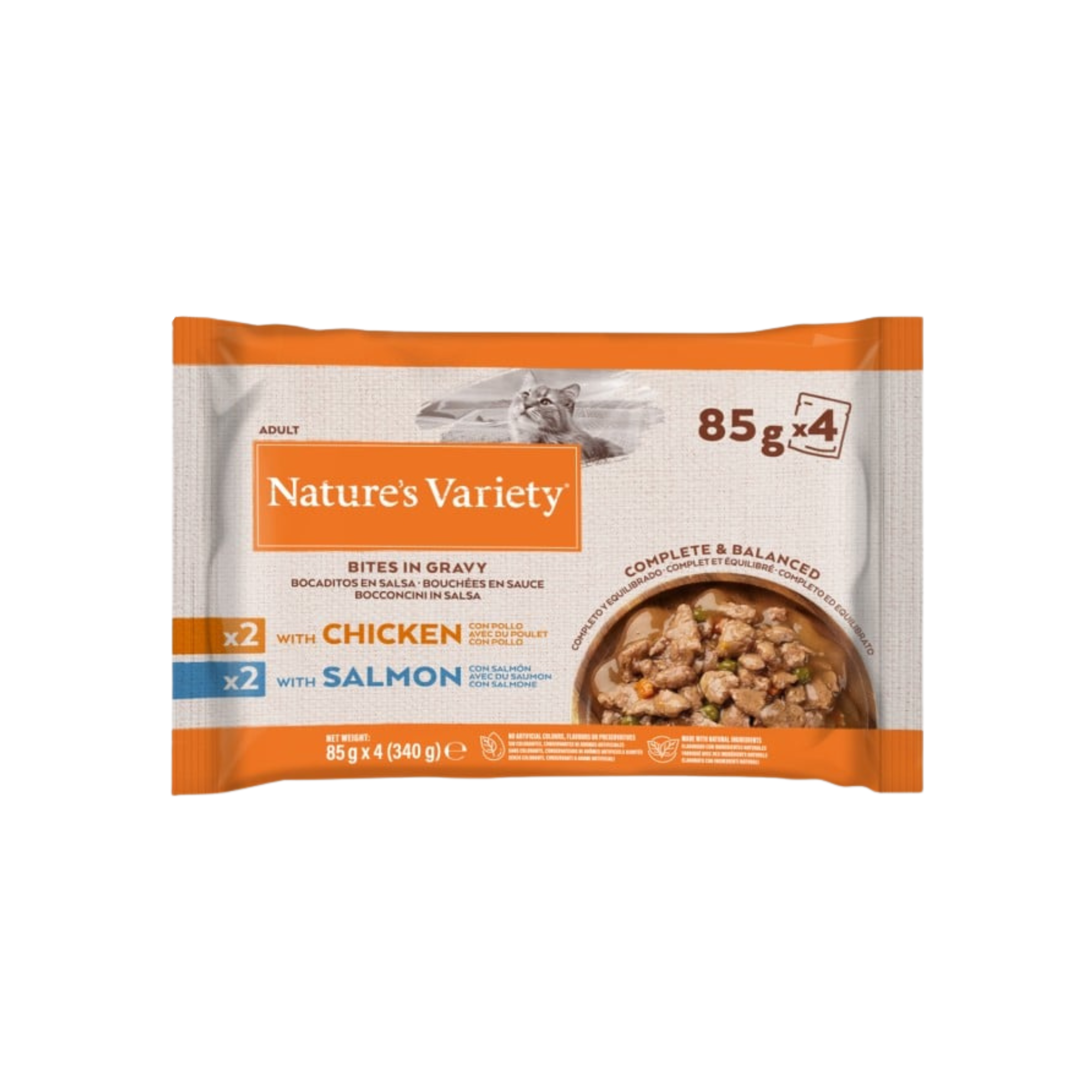 Pack Terrine pour Chat Pochons Bouchées en sauce - Nature's Variety
