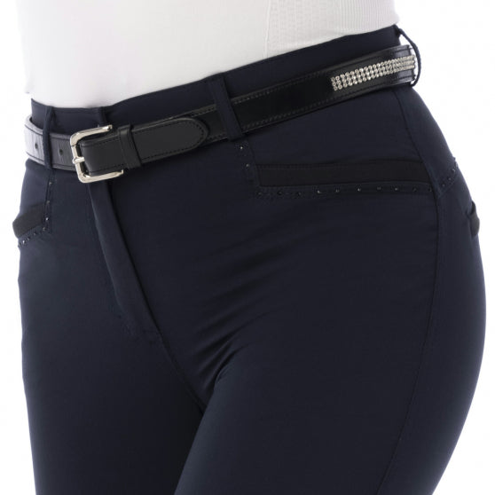 CULOTTE SAFIR EQUITHEME D : 42 MARINE / NOIR