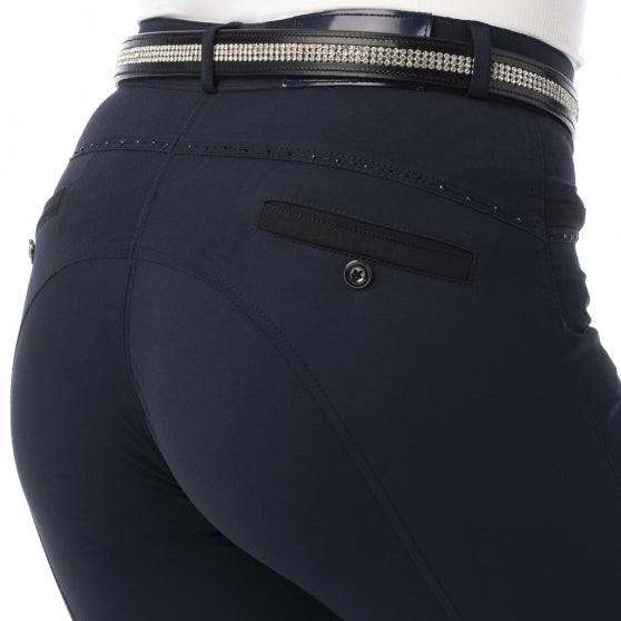 CULOTTE SAFIR EQUITHEME D : 42 MARINE / NOIR