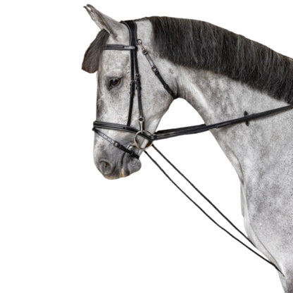 Rênes Allemandes Cuir/Corde - Hfi